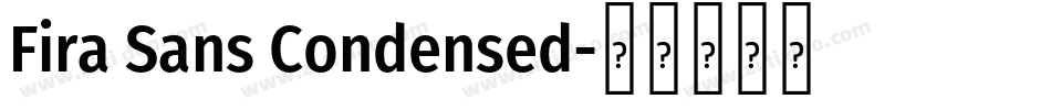 Fira Sans Condensed字体转换